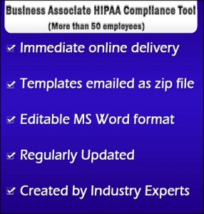 Business Associate HIPAA Compliance Tool for more than 50 employees