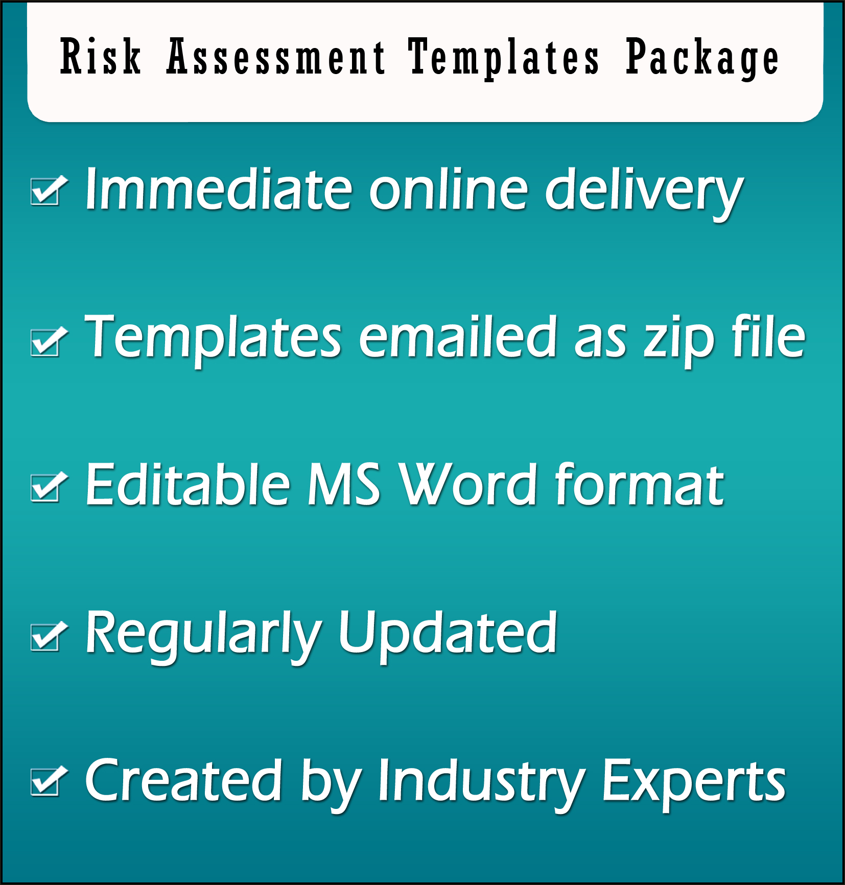Risk Assessment Templates Package