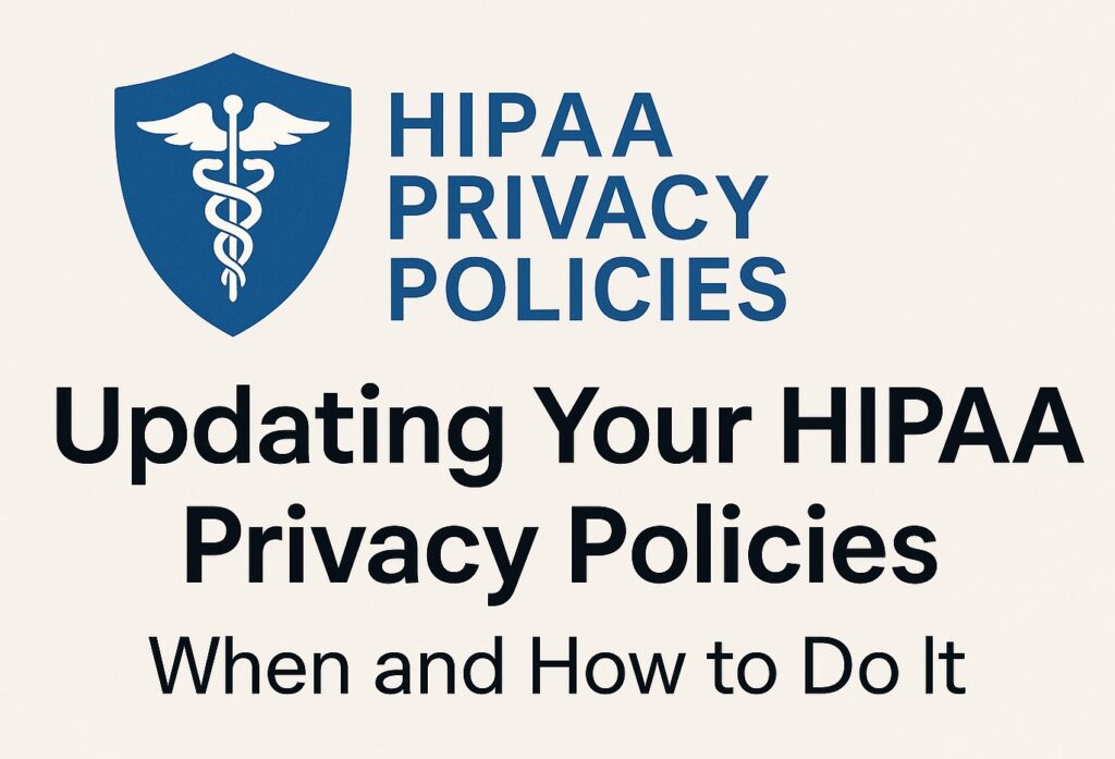 Updating Your HIPAA Privacy Policies