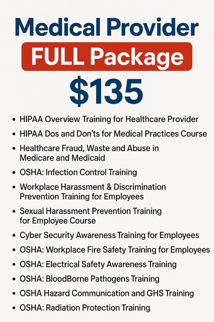 Medical Provider FULL Package | 12-in-1 Training Bundle