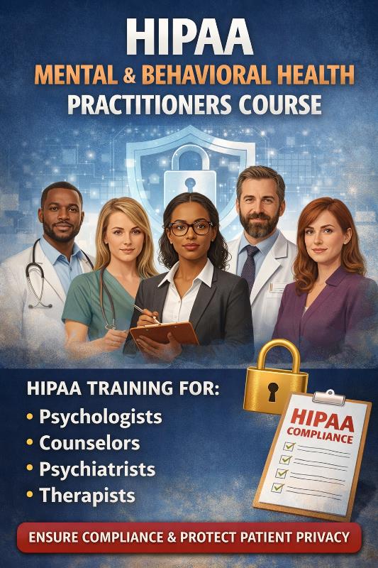 HIPAA Mental and Behavioral Health Practitioners Course