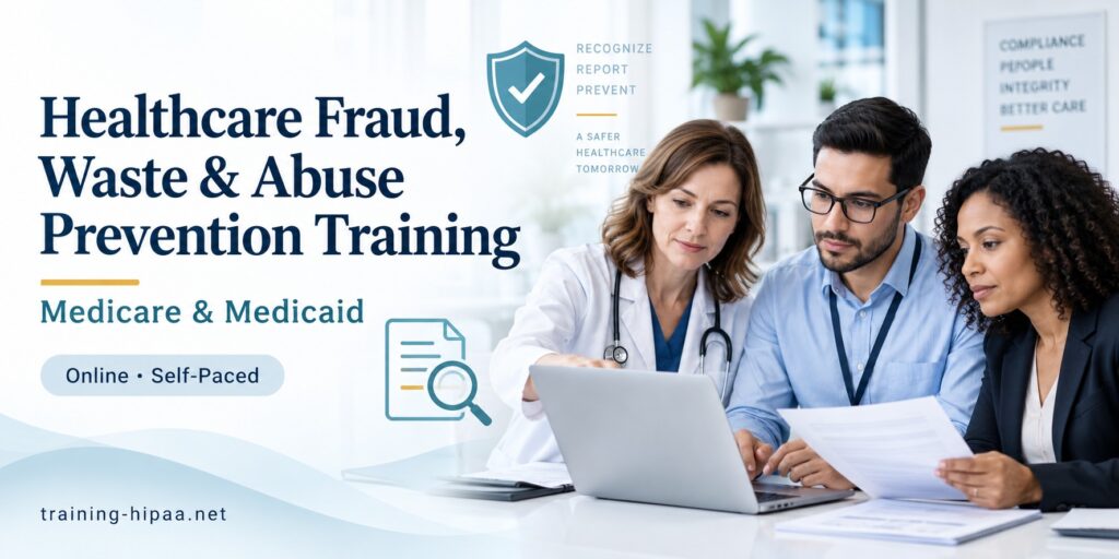 Healthcare Fraud, Waste & Abuse Prevention Training